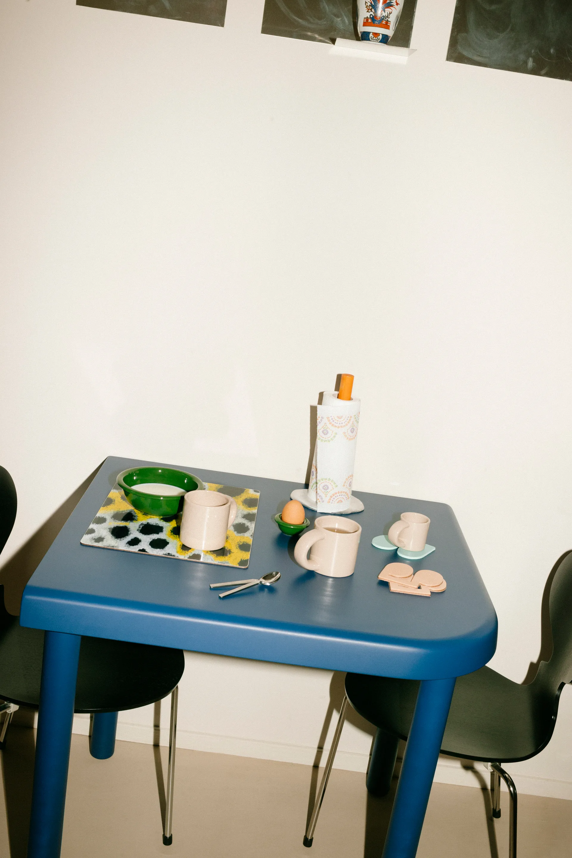 Monster podkładka na stół 30x40 cm 2 szt., White-yellow-black Hem