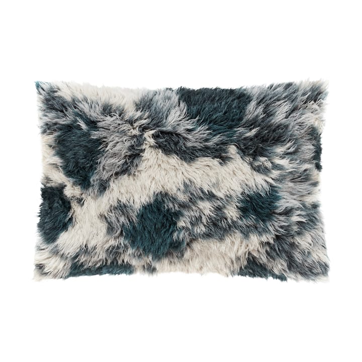 Monster poduszka Large 40x60 cm - Dark teal-off white - Hem