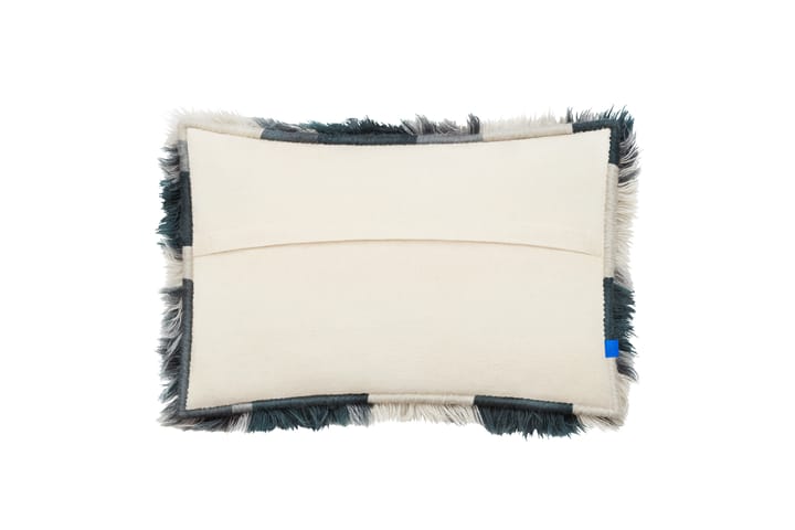 Monster poduszka Large 40x60 cm, Dark teal-off white Hem