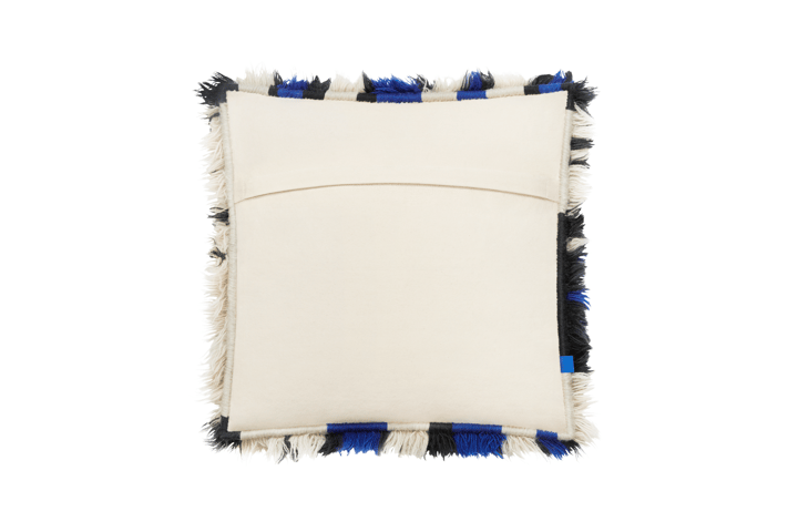 Monster poduszka Medium 50x50 cm, Ultramarine blue-off white Hem