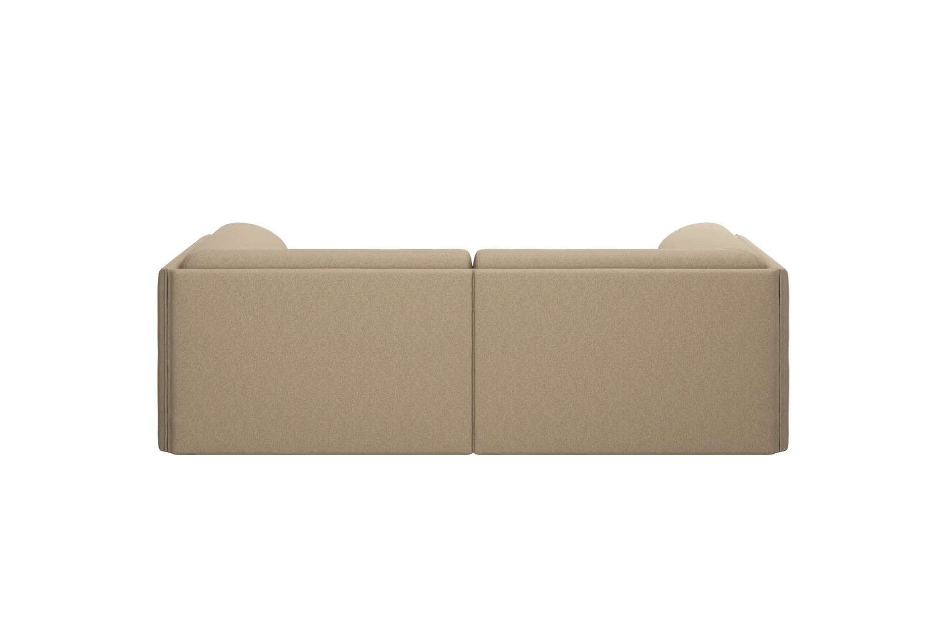 Palo Block 2-osobowa sofa z podłokietnikami Low 200 cm, Beige Hem