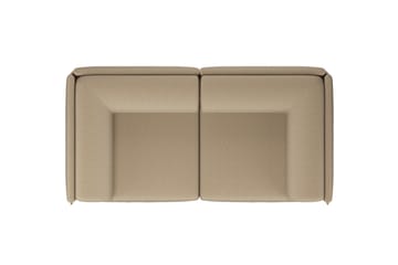 Palo Block 2-osobowa sofa z podłokietnikami Low 200 cm - Beige - Hem