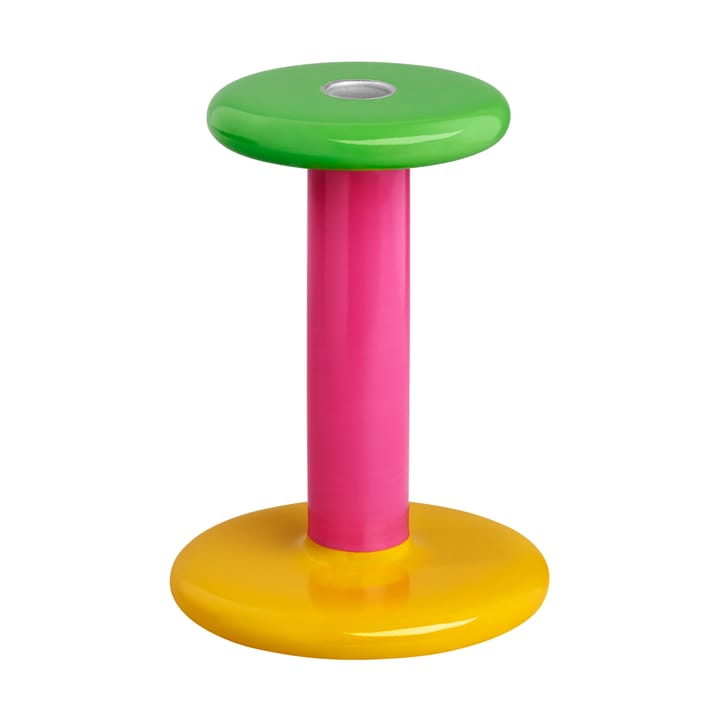 Pesa świecznik Medium 18 cm - Green-magenta-honey yellow - Hem