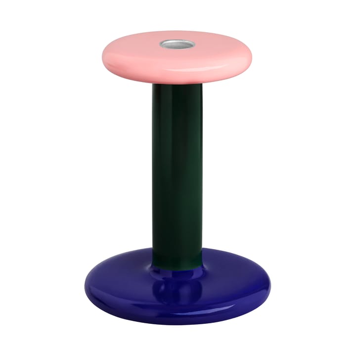 Pesa świecznik Medium 18 cm - Pink-black green-night blue - Hem