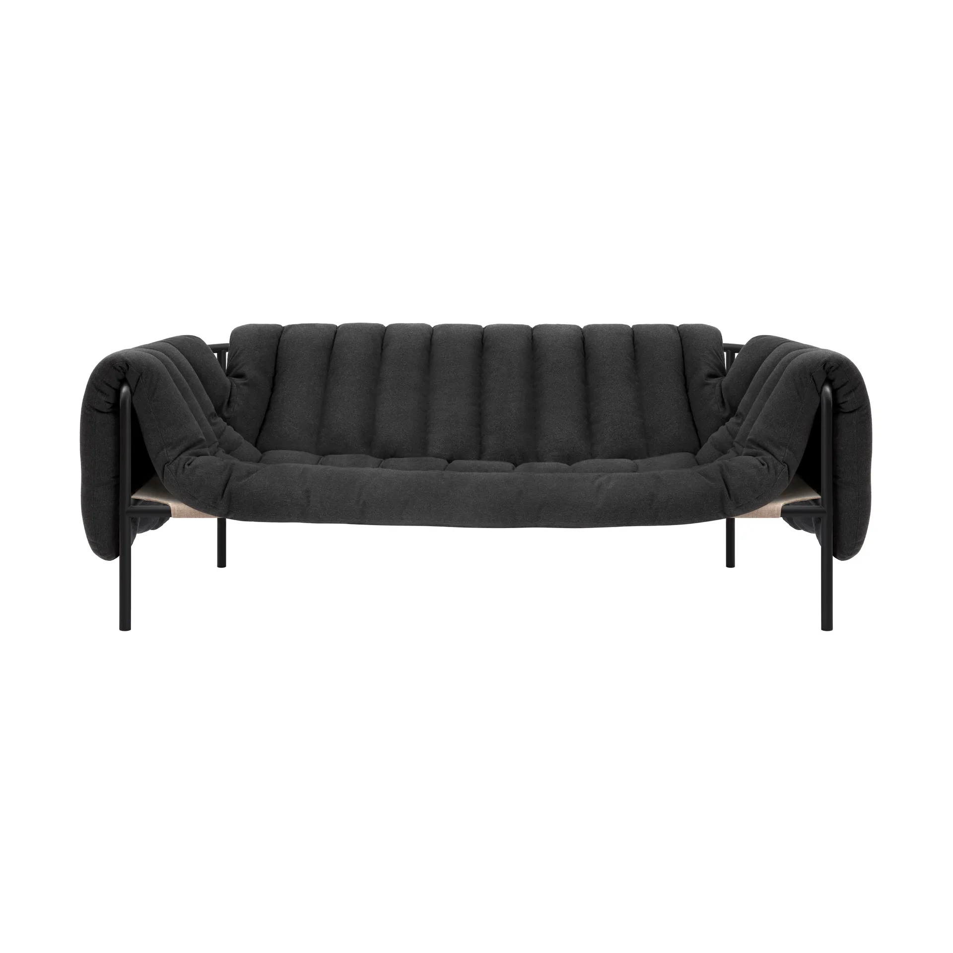 Puffy 2,5-osobowa sofa 205 cm, Anthracite-black grey Hem