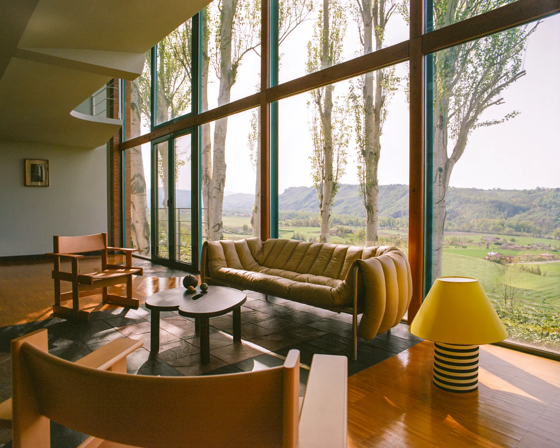 Puffy 2,5-osobowa sofa 205 cm, Anthracite-stal nierdzewna Hem