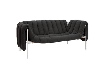 Puffy 2,5-osobowa sofa 205 cm - Anthracite-stal nierdzewna - Hem