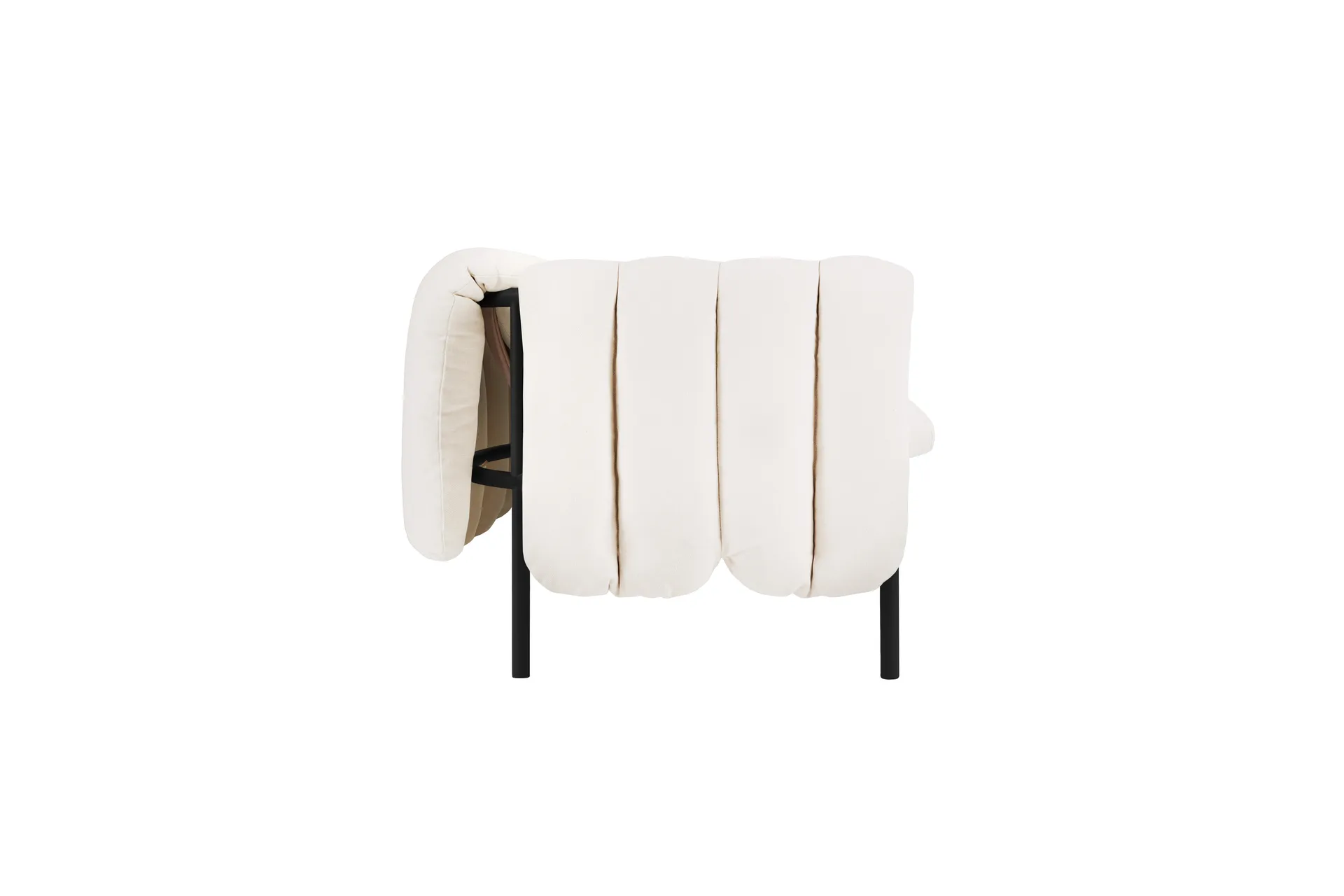 Puffy 2,5-osobowa sofa 205 cm, Natural-black grey Hem