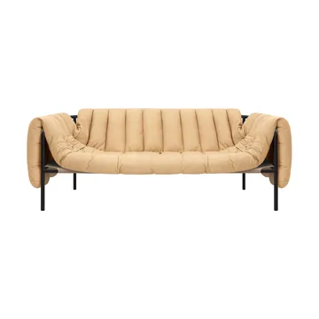 Puffy 2,5-osobowa sofa 205 cm - Sand leather-black grey - Hem