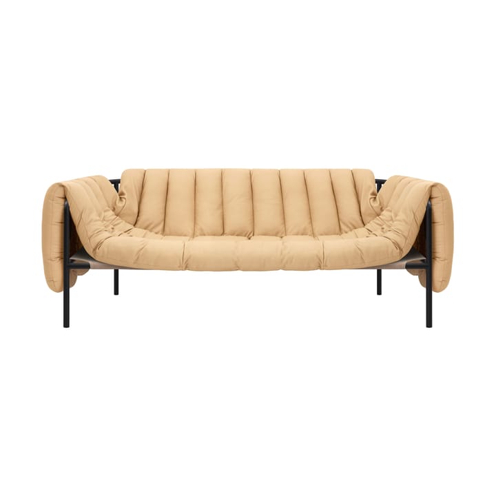 Puffy 2,5-osobowa sofa 205 cm - Sand leather-black grey - Hem