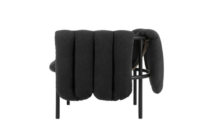 Puffy lounge fotel, Anthracite-black grey Hem