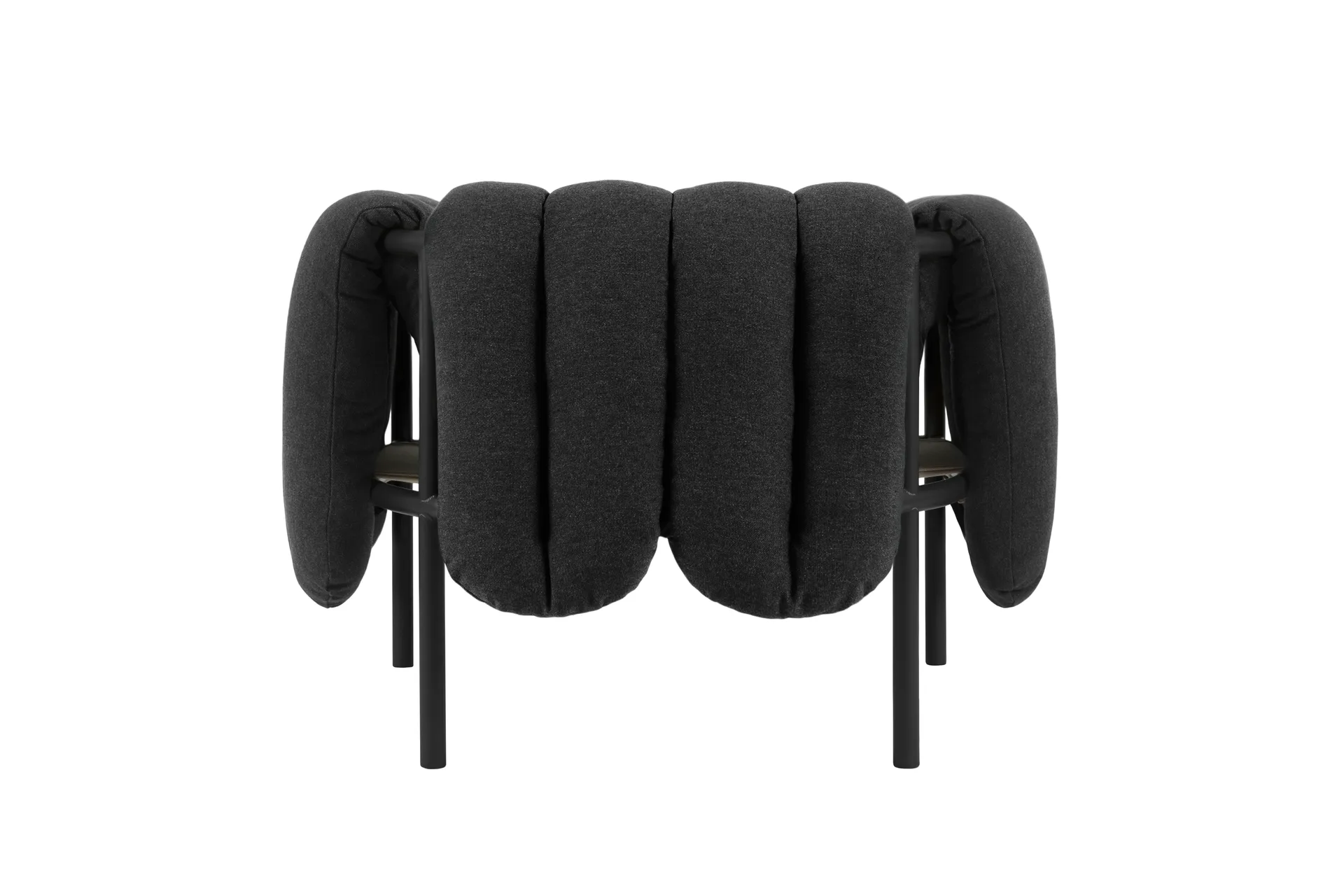 Puffy lounge fotel, Anthracite-black grey Hem