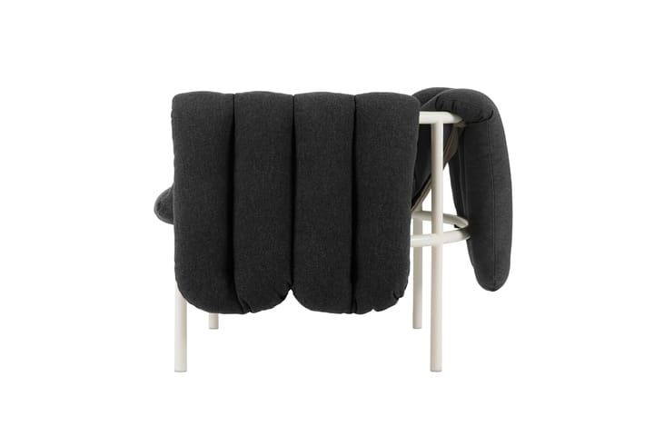 Puffy lounge fotel, Anthracite-cream Hem
