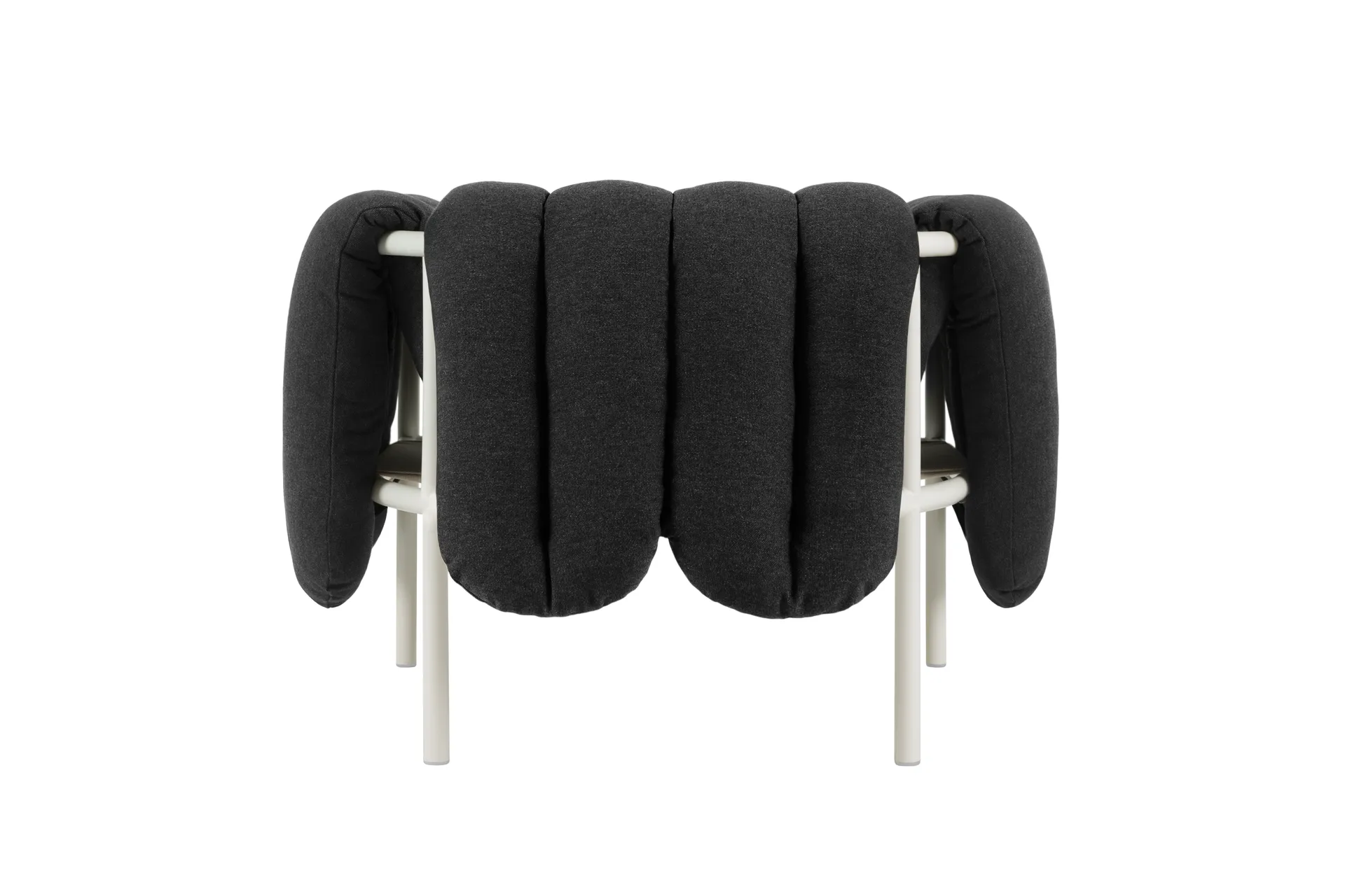 Puffy lounge fotel, Anthracite-cream Hem