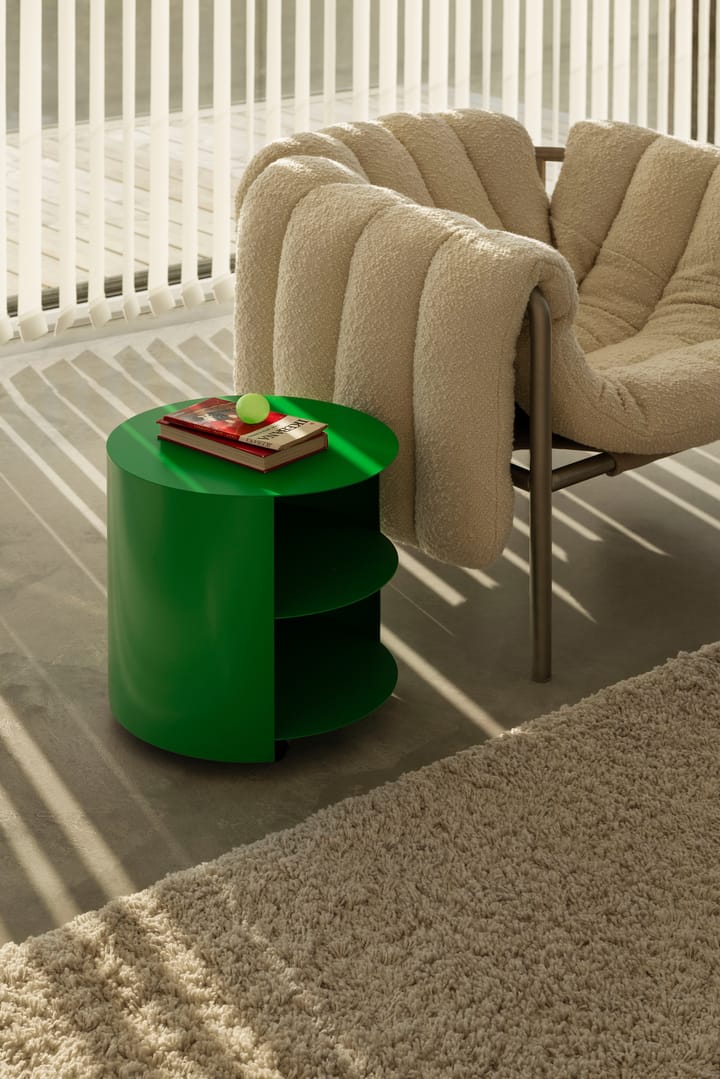 Puffy lounge fotel, Anthracite-stal nierdzewna Hem