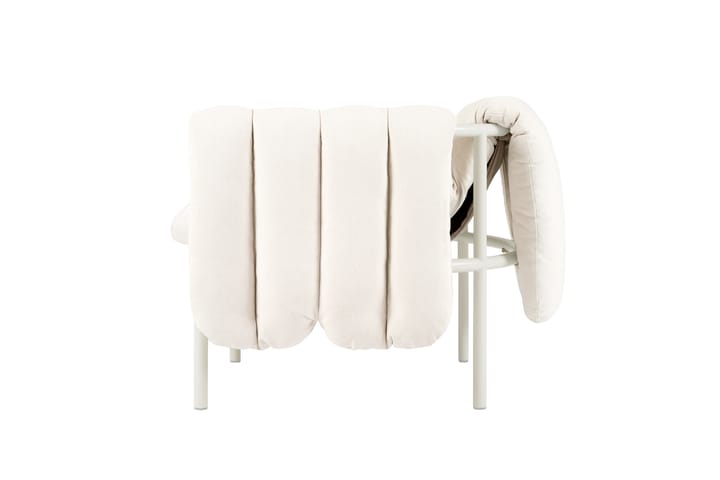 Puffy lounge fotel, Natural-cream Hem