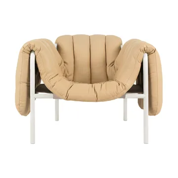 Puffy lounge fotel - Sand leather-cream - Hem