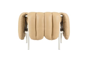 Puffy lounge fotel - Sand leather-cream - Hem
