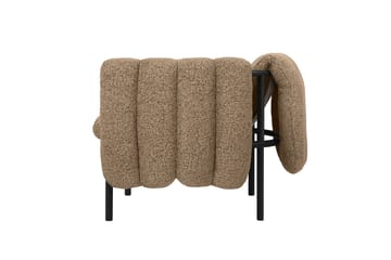 Puffy lounge fotel - Sawdust-black grey - Hem