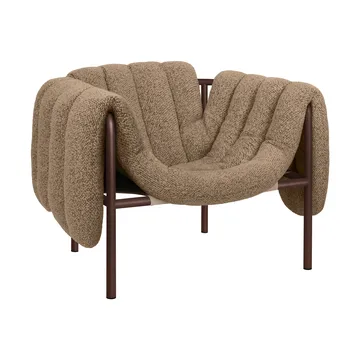 Puffy lounge fotel - Sawdust-chocolate brown - Hem