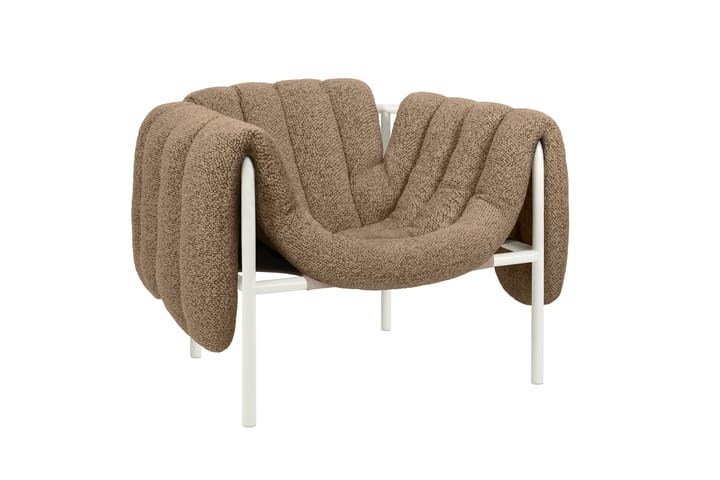 Puffy lounge fotel, Sawdust-cream Hem