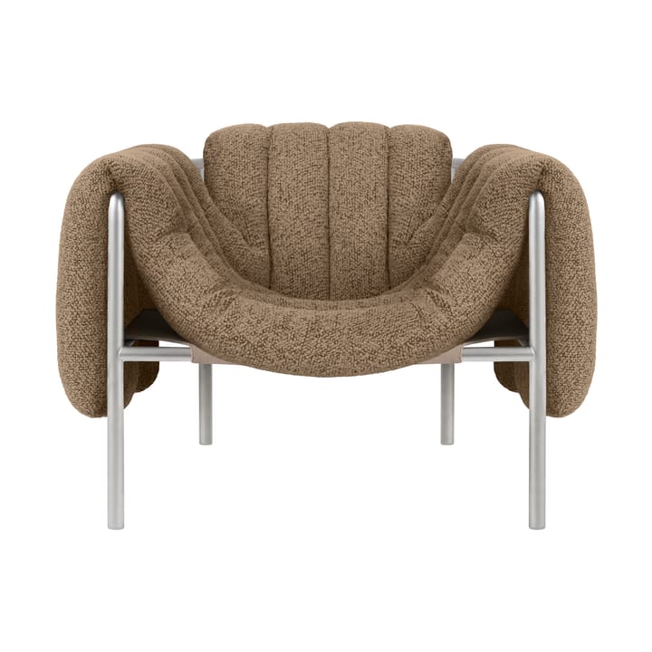 Puffy lounge fotel - Sawdust-stal nierdzewna - Hem