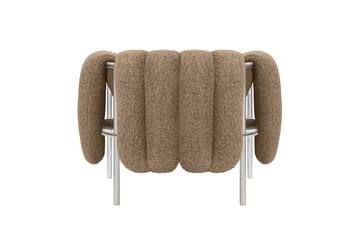 Puffy lounge fotel - Sawdust-stal nierdzewna - Hem