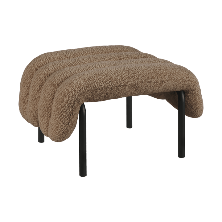 Puffy otomana 58x67 cm - Sawdust-black grey - Hem