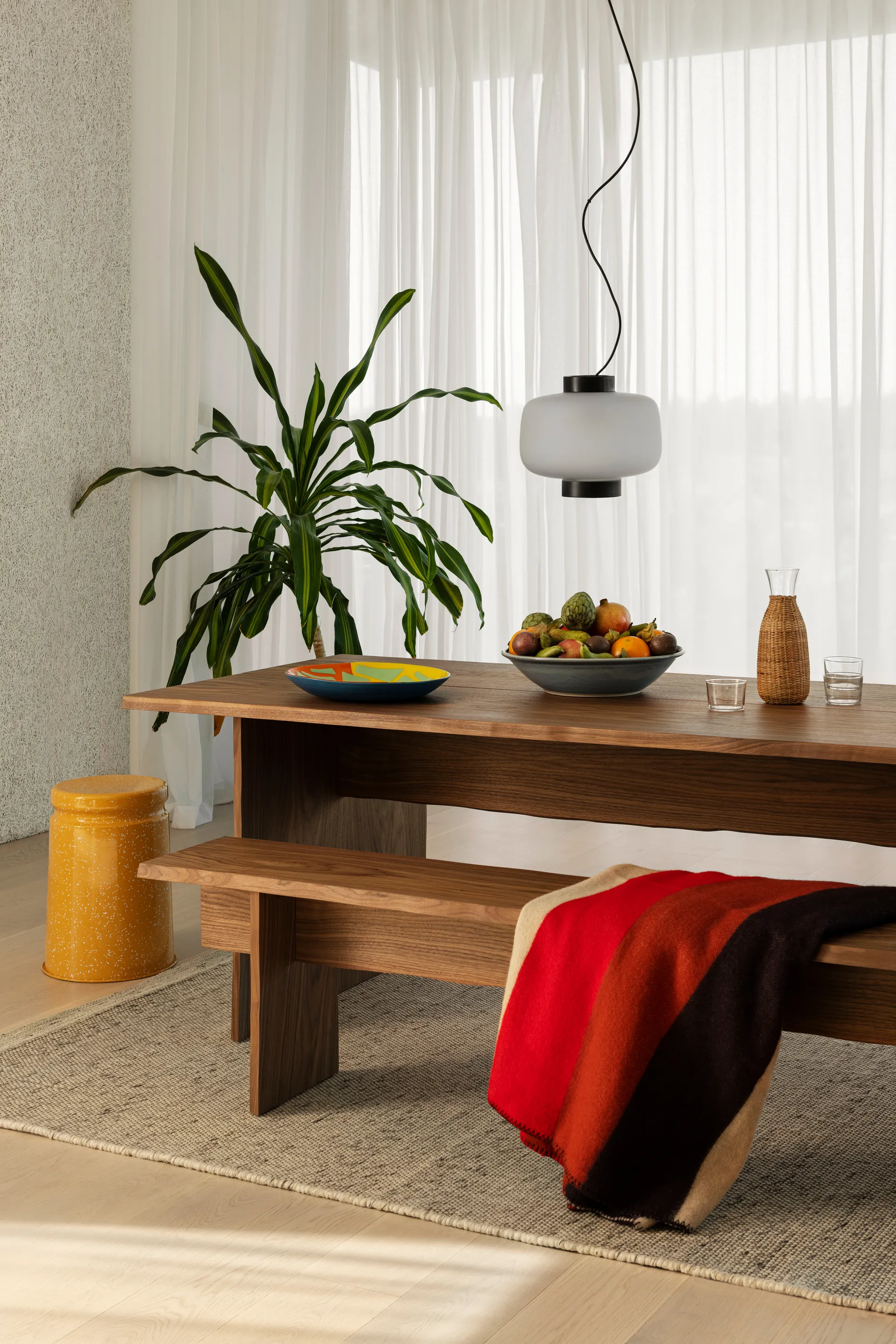 Stół do jadalni Bookmatch 220 cm, Orzech Hem