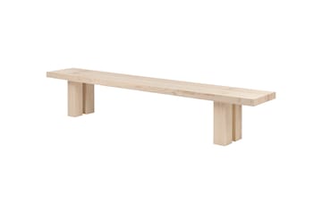 Stół jadalniany Max z ławkami 250 cm - Jesion - Hem