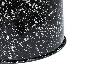 Taboret okrągły Last Ø32x44 cm - Black-white splatter - Hem