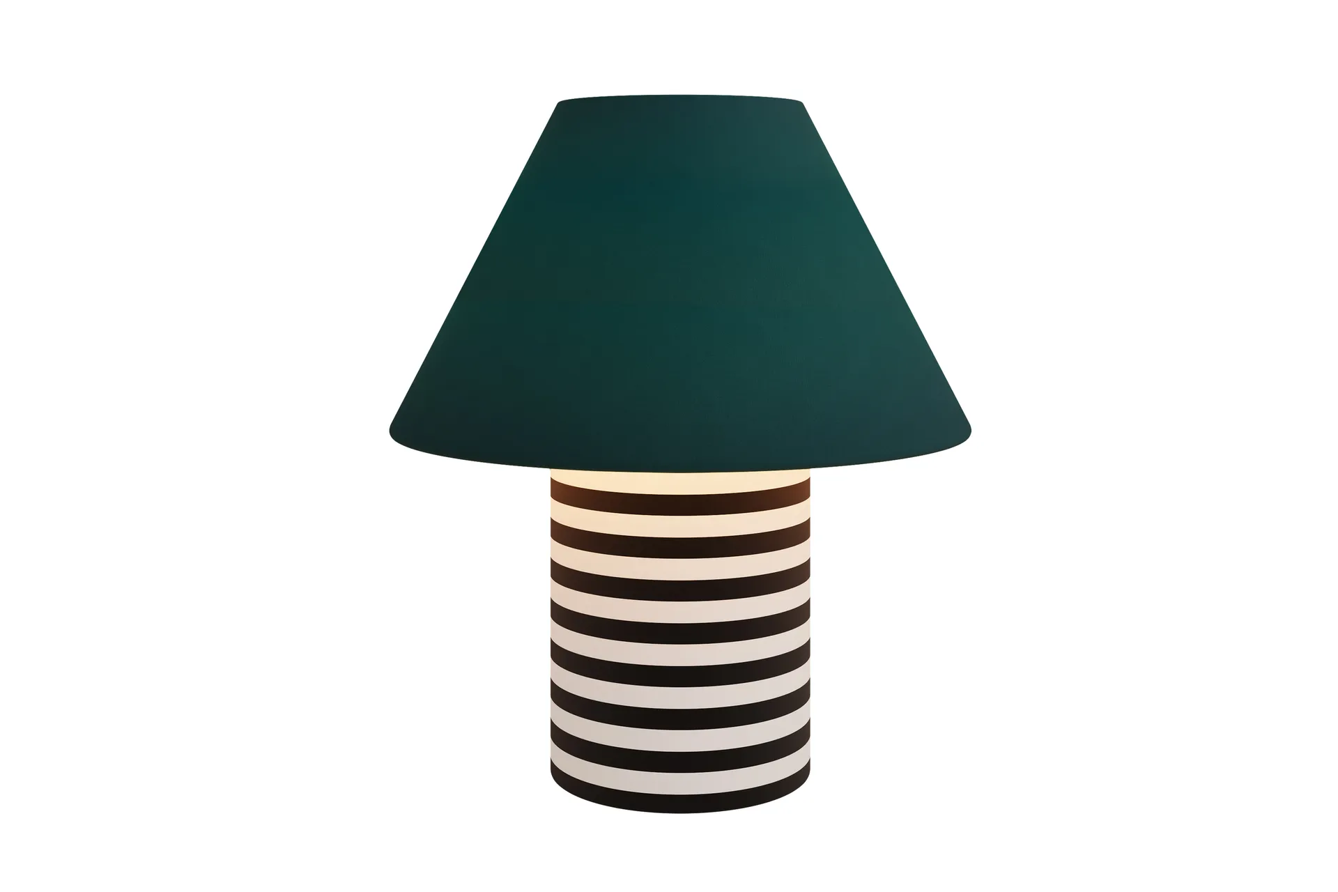 Toto lampa stołowa Large 64 cm, Pine-black & white stripes Hem