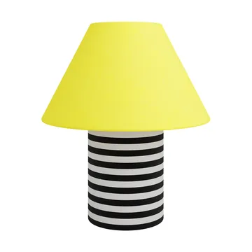 Toto lampa stołowa Large 64 cm - Wax yellow-black & white stripes - Hem