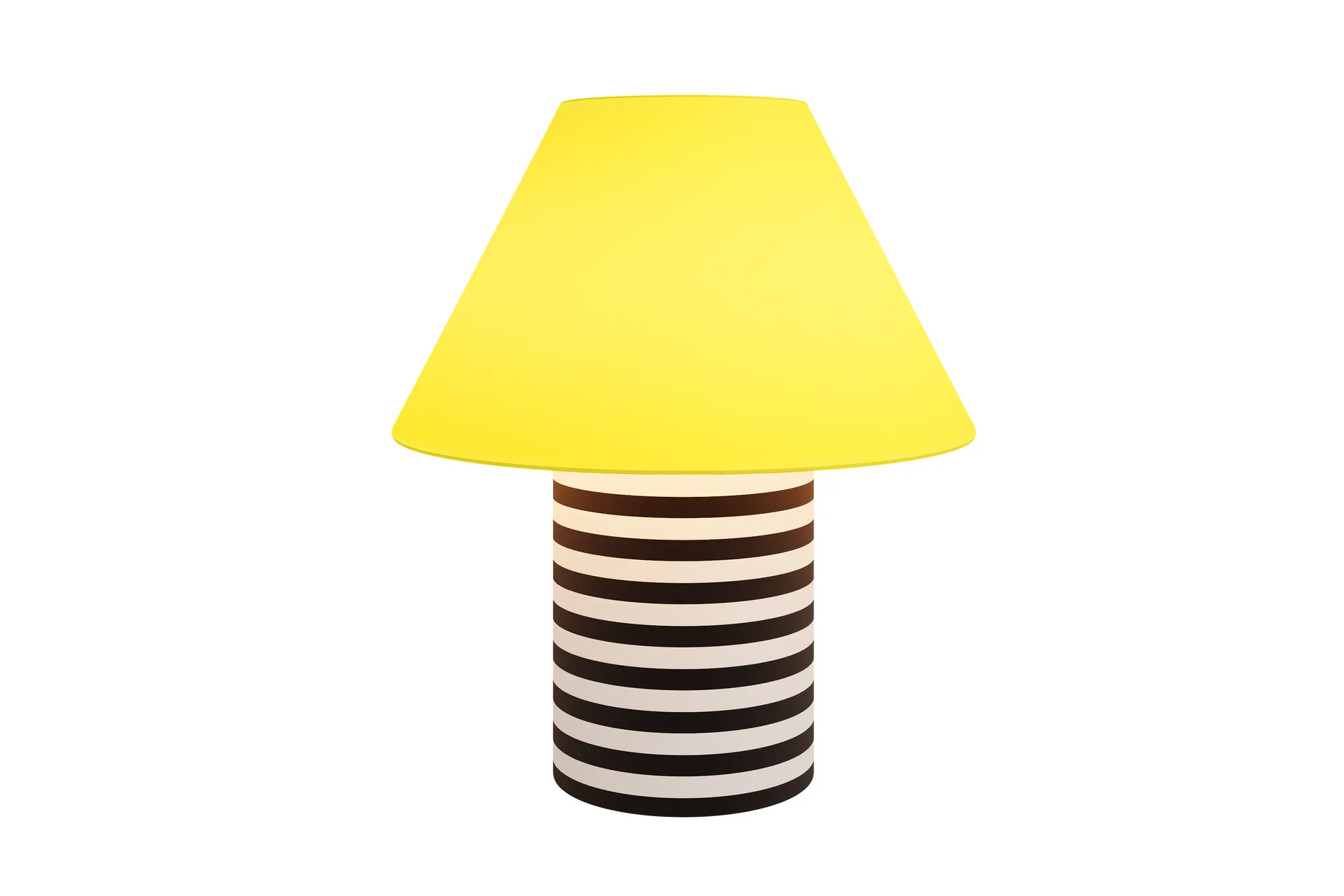 Toto lampa stołowa Large 64 cm, Wax yellow-black & white stripes Hem