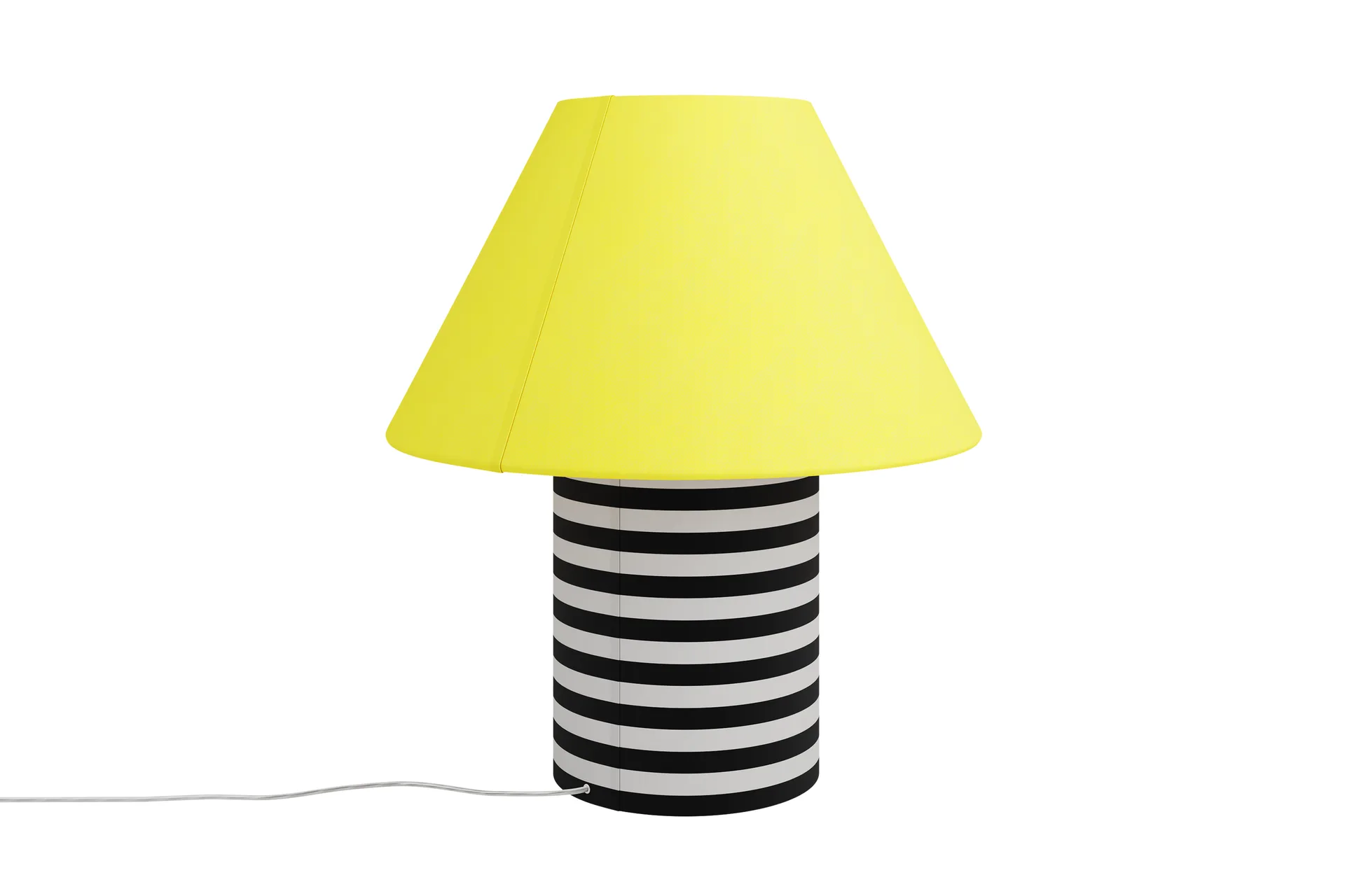 Toto lampa stołowa Large 64 cm, Wax yellow-black & white stripes Hem