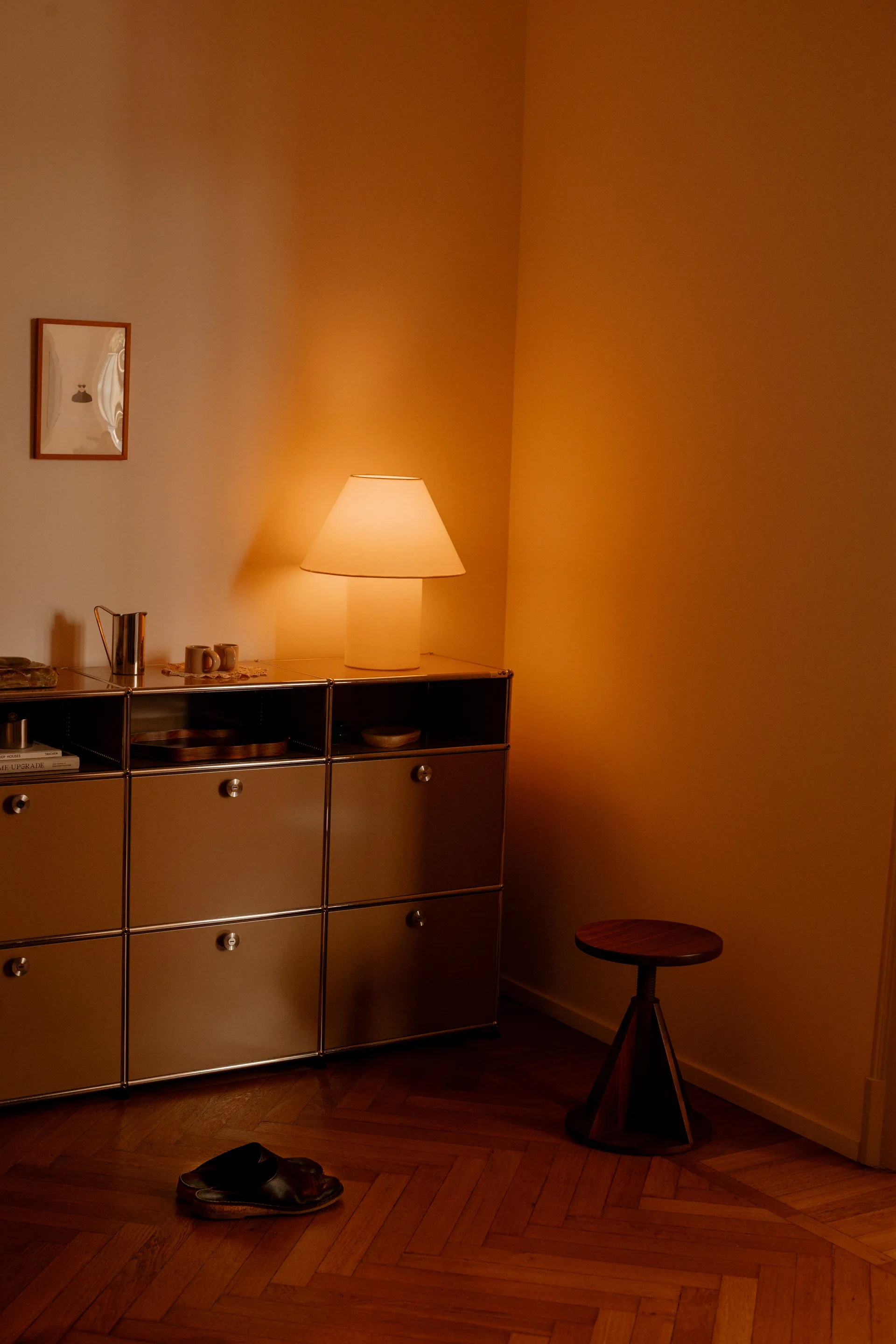 Toto lampa stołowa Large 64 cm, Wax yellow-pine Hem