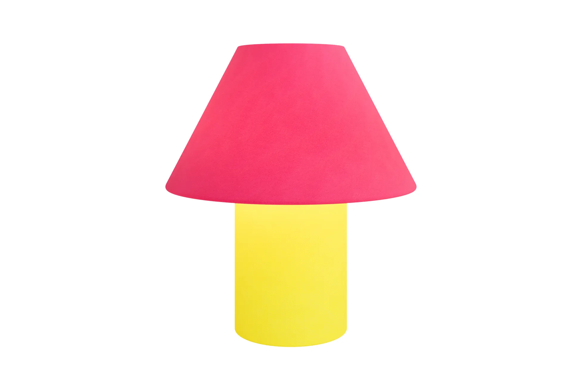 Toto lampa stołowa Medium 47 cm, Magenta-wax yellow Hem