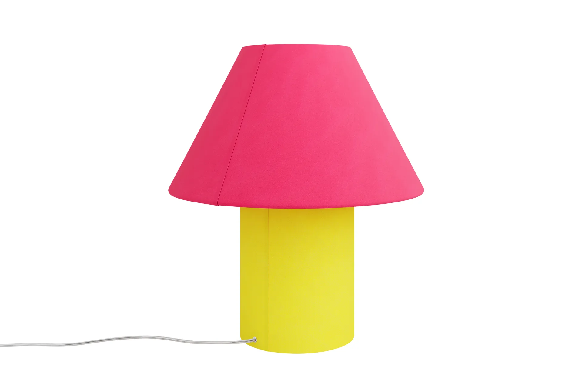 Toto lampa stołowa Medium 47 cm, Magenta-wax yellow Hem