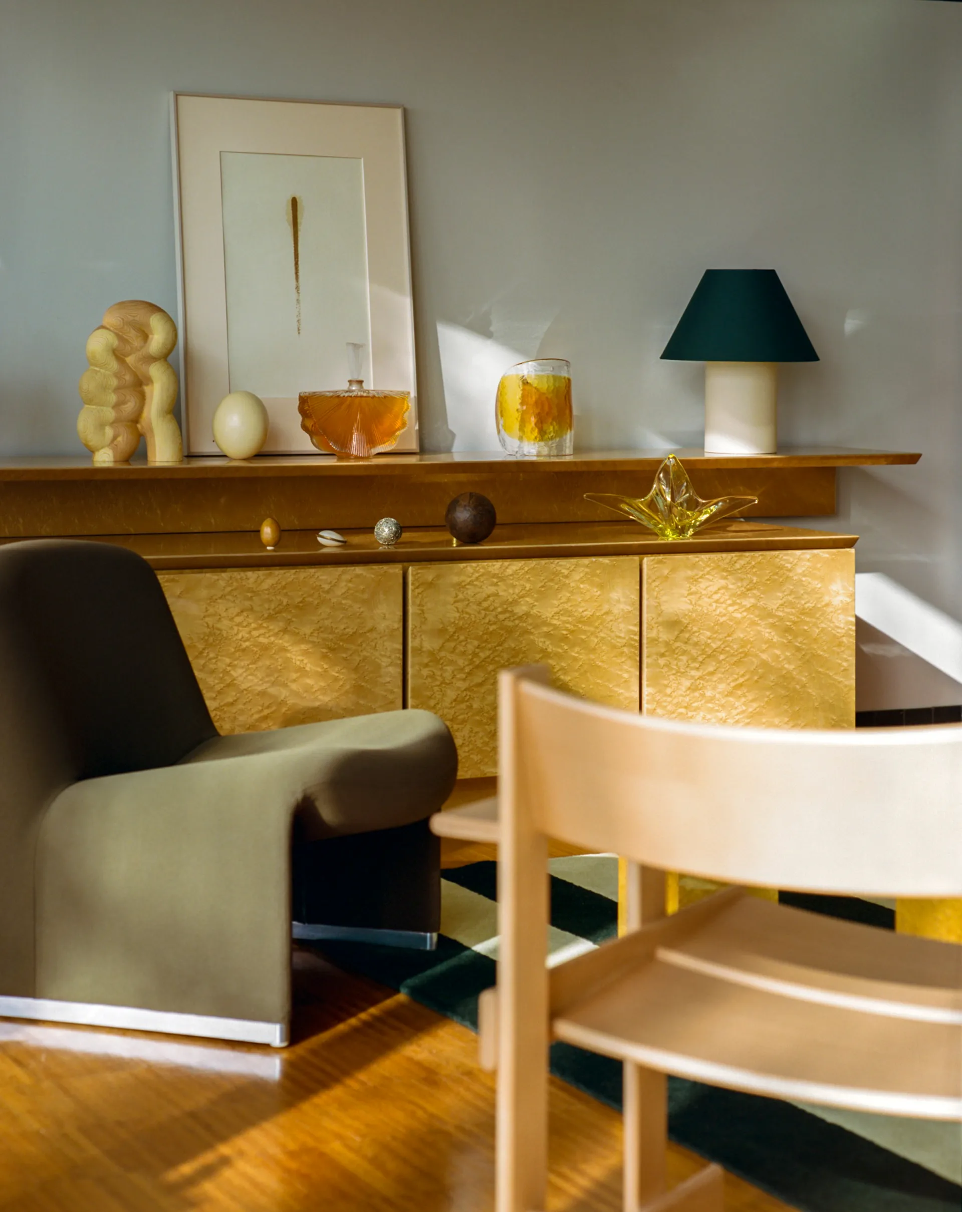 Toto lampa stołowa Medium 47 cm, Wax yellow-beige Hem