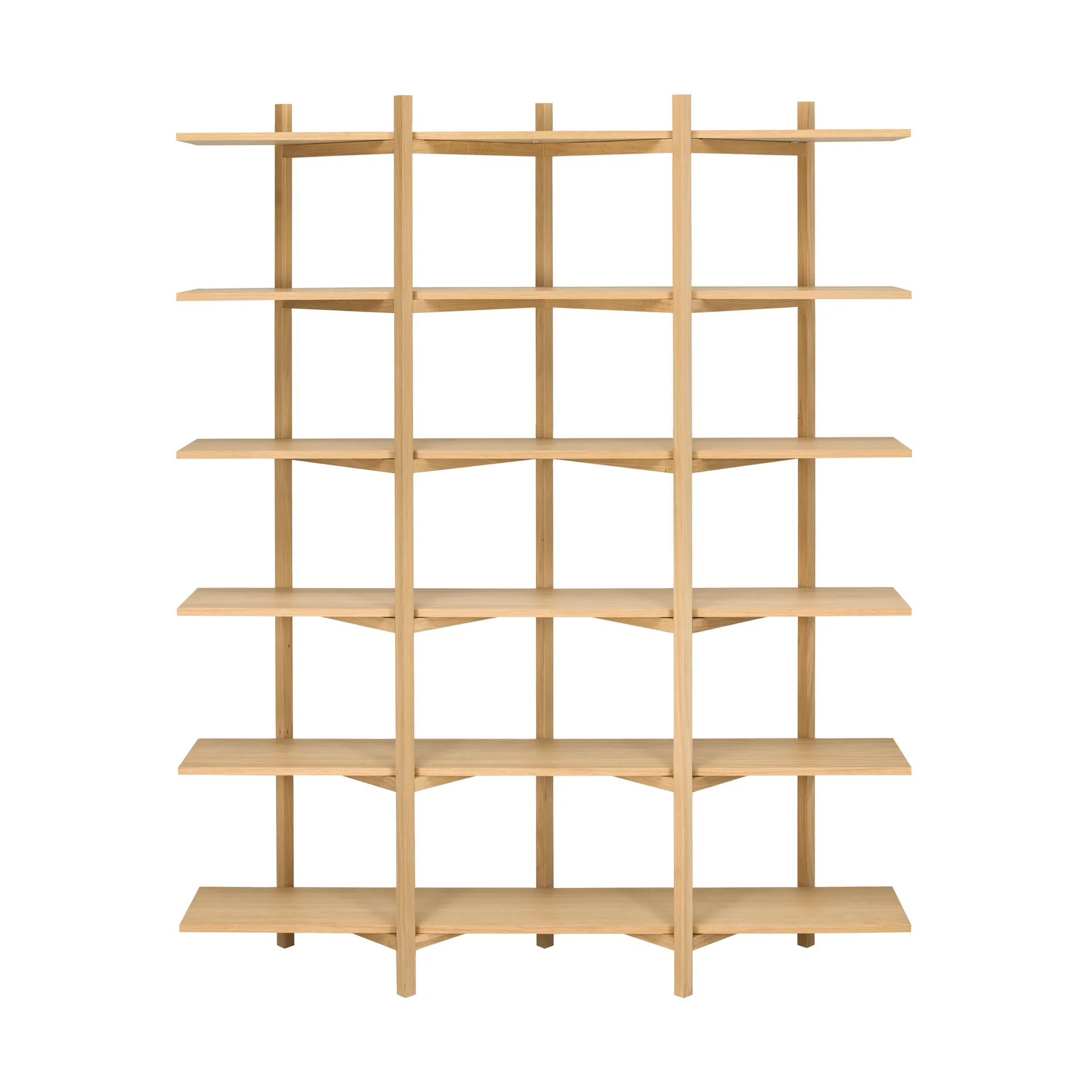 Zig Zag półka High 175x214 cm, Dąb Hem