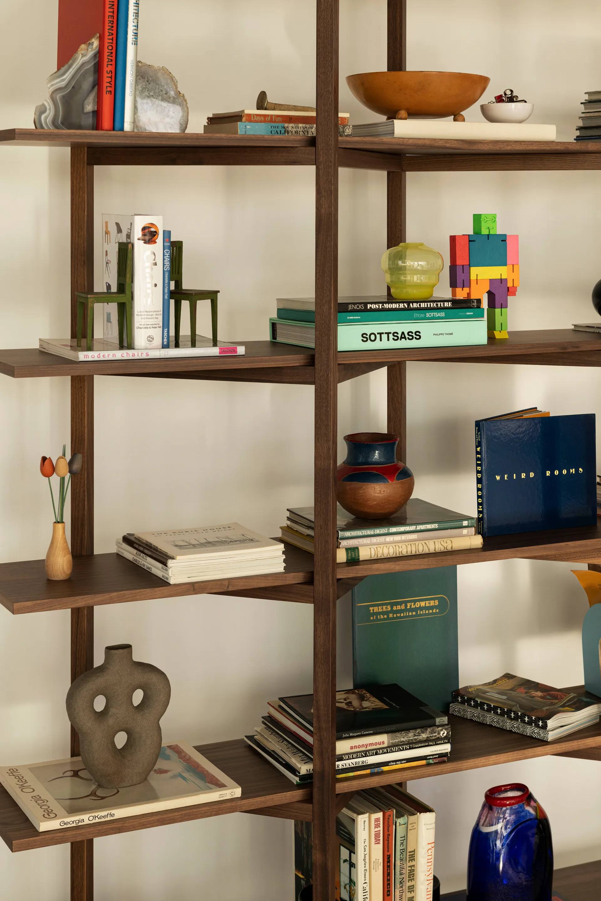 Zig Zag półka High 175x214 cm, Orzech Hem