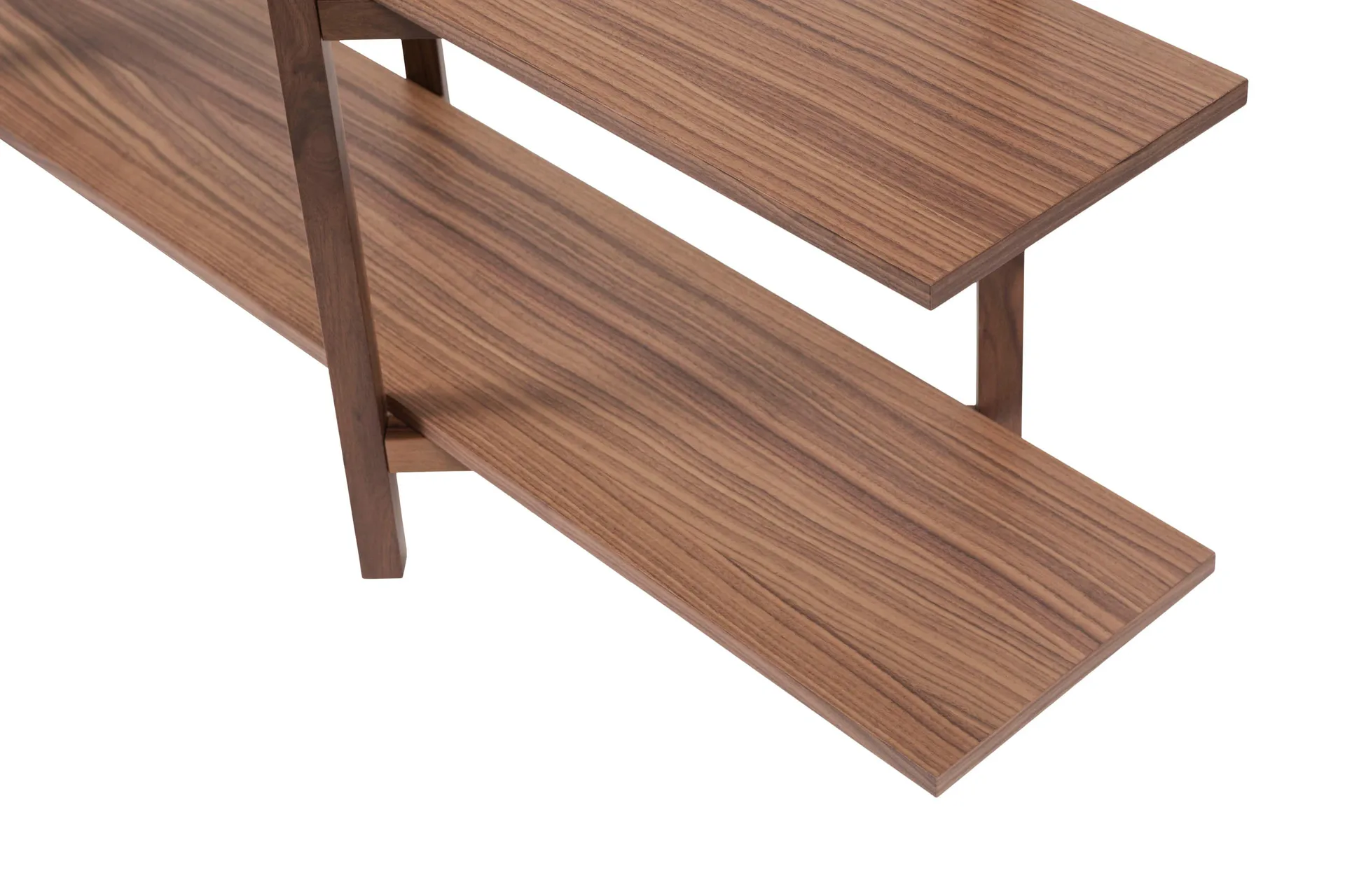 Zig Zag półka Low 175x100 cm, Orzech Hem