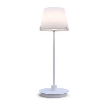 Gil il Grande lampa stołowa - Białe szkło opalowe - Herstal