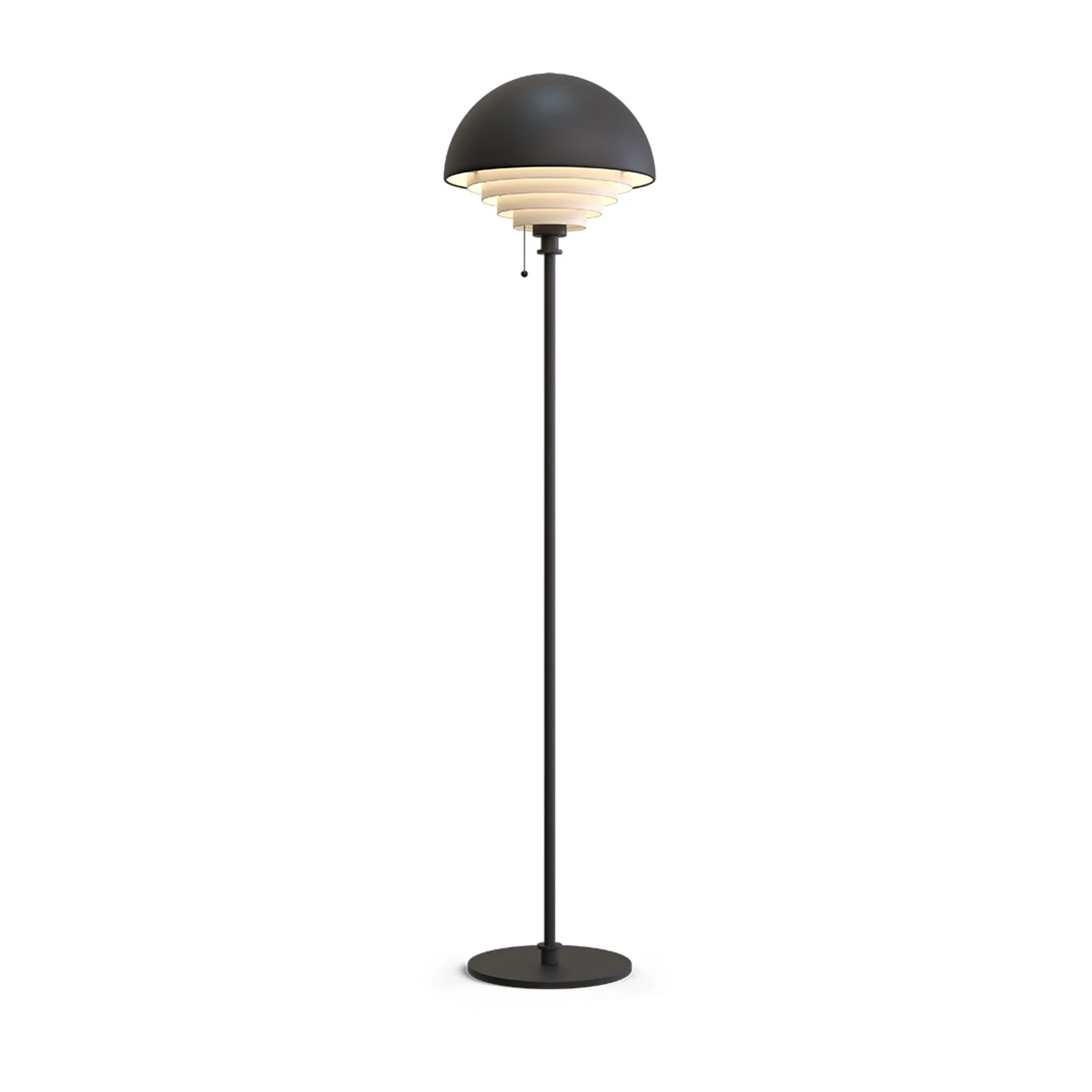 Lampa podłogowa Motown 150 cm, Czarny Herstal