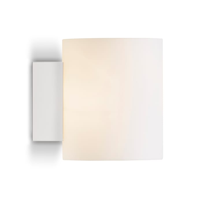 Lampa ścienna Evoke mała - biało-białe szkło - Herstal
