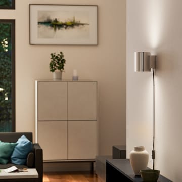 Lampa ścienna Evoke mała - Chrom - Herstal