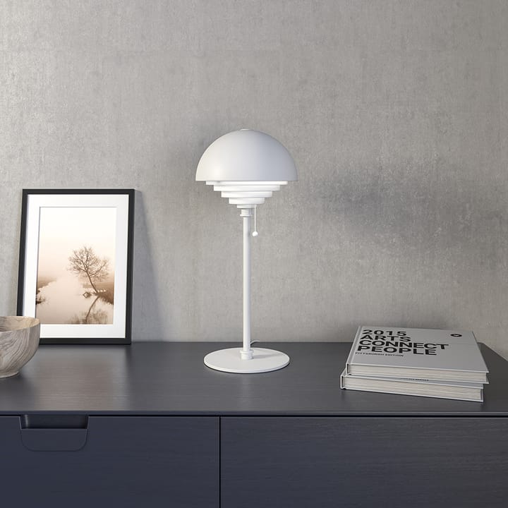 Lampa stołowa Motown, Biały-biały Herstal