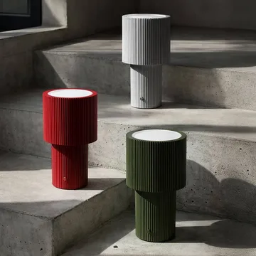 Lampa stołowa przenośna Iluma - Czerwony - Herstal