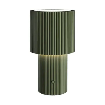 Lampa stołowa przenośna Iluma - Oliwkowy - Herstal