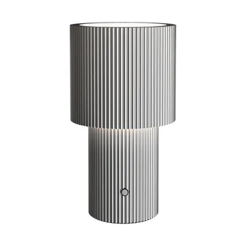 Lampa stołowa przenośna Iluma - Srebrny - Herstal